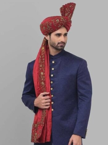 Wedding kulla in maroon color