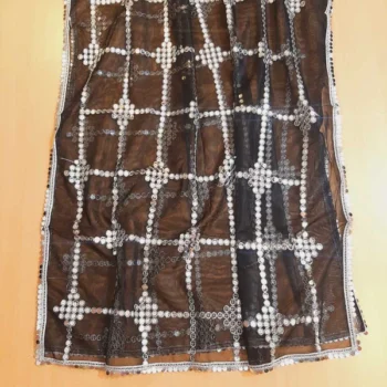 Gota Work Dupatta-Net-ZD1236